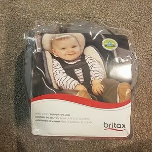 Car seat head and body support by Britax